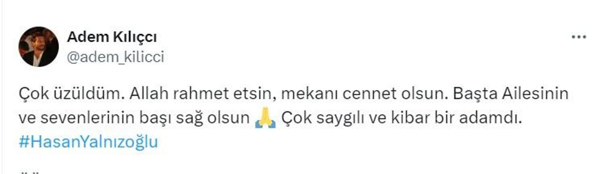 SON DAKİKA: Survivor Hasan Yalnızoğlu hayatını kaybetti Acun Ilıcalı başsağlığı mesajı yayımladı