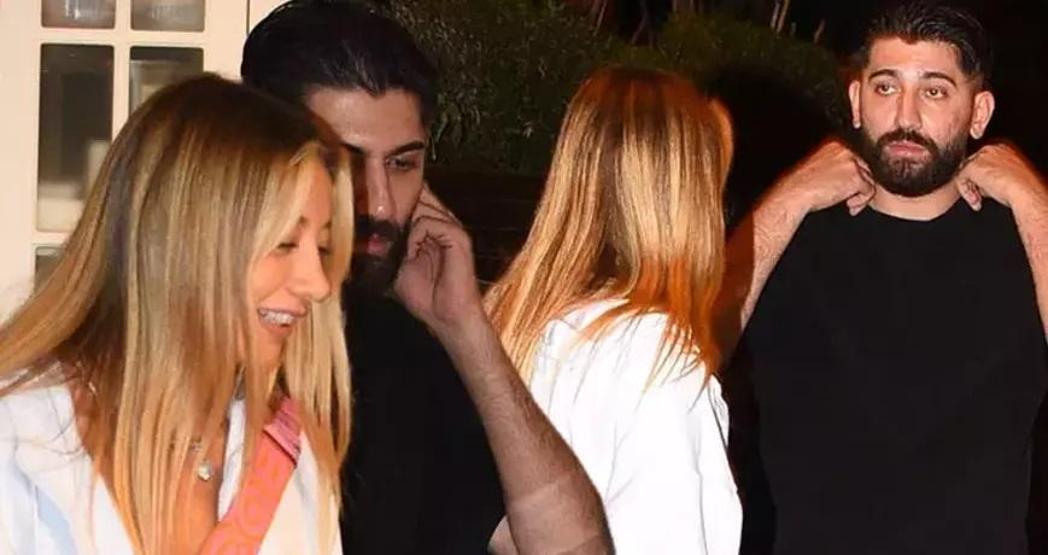 Survivor Aleyna Kalaycıoğlu ile rapçi sevgilisi Canbay aşka geldi ÖPMELERE DOYAMADI