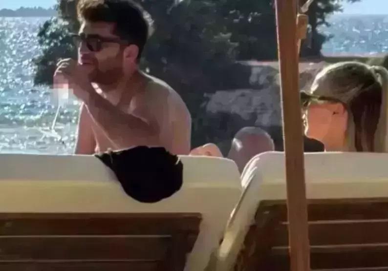 Survivor Aleyna Kalaycıoğlu ile rapçi sevgilisi Canbay aşka geldi ÖPMELERE DOYAMADI