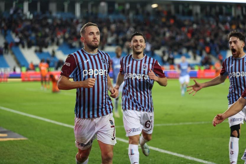 Trabzonsporda son dakikada gelen golle yüzler güldü