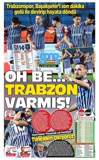 Trabzonsporda son dakikada gelen golle yüzler güldü