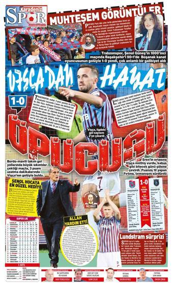 Trabzonsporda son dakikada gelen golle yüzler güldü