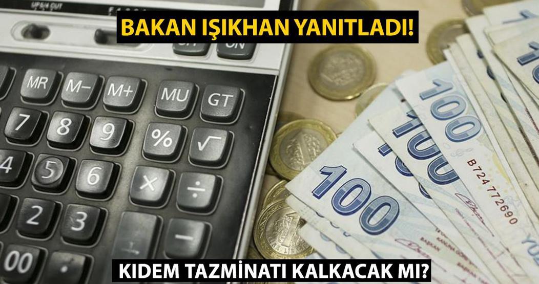 Tamamlayıcı Emeklilik Sistemi (TES) sonrası kıdem tazminatı kalkacak mı Bakan Işıkhan yanıtladı