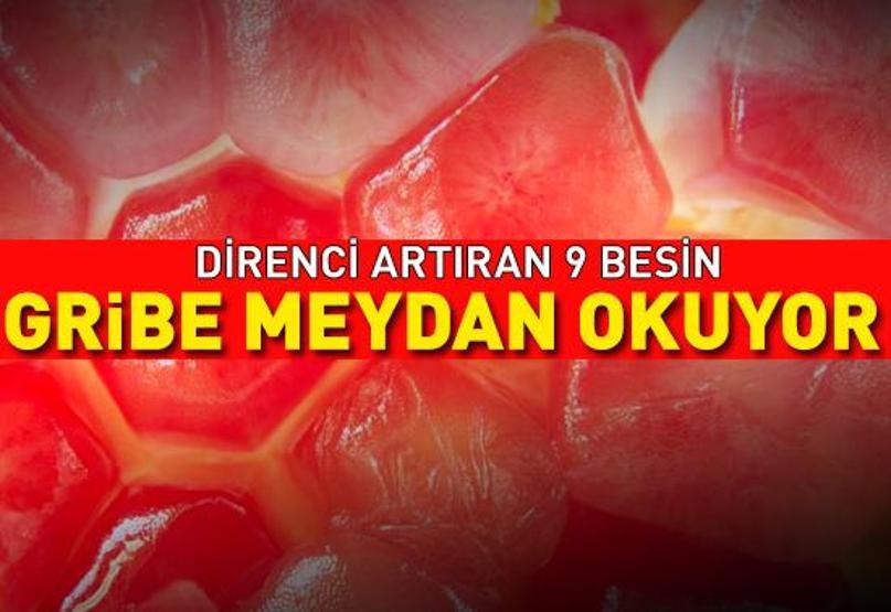 GRİBE MEYDAN OKUYOR İşte çelik gibi bağışıklığın sırrı... VİTAMİN DEPOSU 9 BESİN