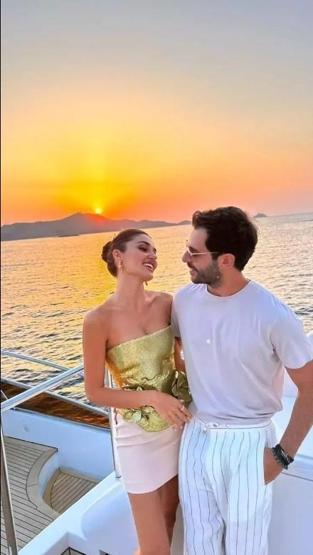 Hande Erçel havalimanında yakalandı Hakan beyi göremedik yanınızda