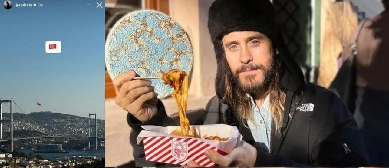 Ünlü oyuncu ve şarkıcı otobüse bindi Altın Küre alan Leto İETTyle gezdi