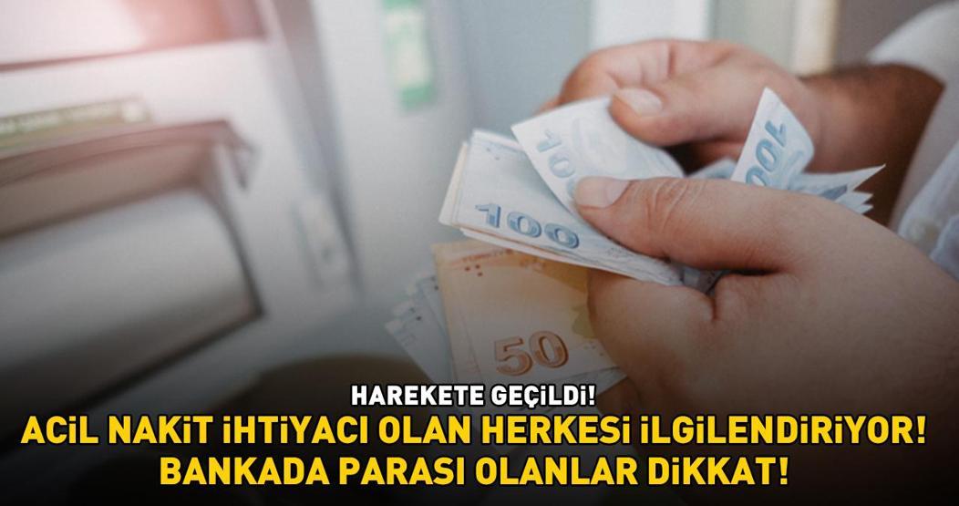 Bankada Parası Olanlar Dikkat Acil Nakit İhtiyacı Olan Herkesi İlgilendiriyor: ATMlerde 20.000 TLye...
