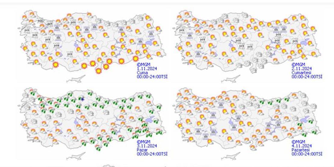 Hafta sonu plan yapanlar dikkat Meteoroloji il il uyardı: Kuvvetli gelecek