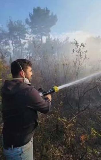 Hataydaki orman yangını, 20 saat sonra kontrol altında