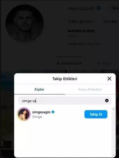 Magazin gündeminden düşmüyor Icardiden beklenmedik Simge Sağın hamlesi