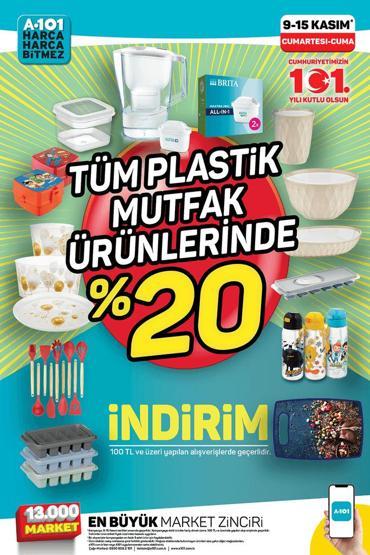 9-15 Kasım A101 aktüel ürünler kataloğu satışa sunuldu: Hafta sonu fırsatları A101de