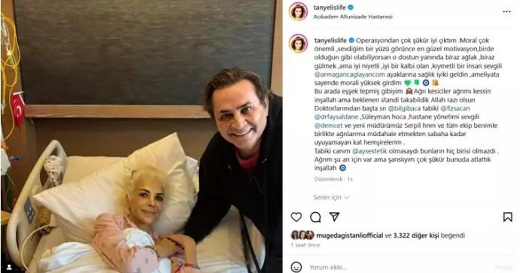 Kanserle mücadele eden Tanyeli bir ameliyat daha oldu İşte son durumu