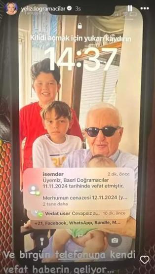 Yeliz Doğramacılardan duygusal paylaşım Hayat sen bu kadarsın...