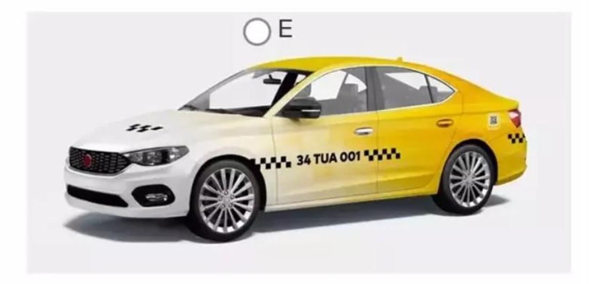 İstanbulda yakında yollara çıkması beklenen 2.500 taksinin renkleri belirleniyor İşte 5 farklı tasarım modeli...