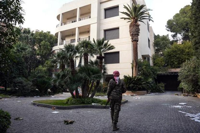 İhtişamı ve lüks mimarisiyle dikkat çekti Esad’ın yaşadığı ev böyle görüntülendi