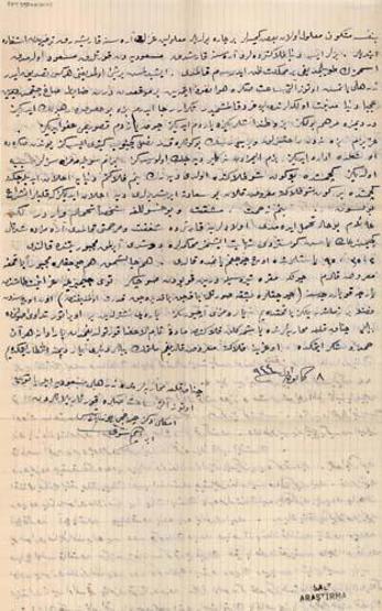 110 yıl önceki olaya ışık tutan mektup: Saat saat detaylar yazılmış