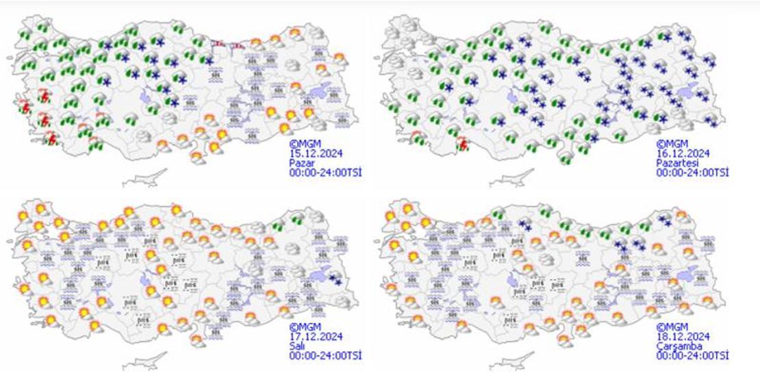 Dikkat Meteoroloji tarih verip uyardı... 37 ilde kar, İstanbulda sarı alarm