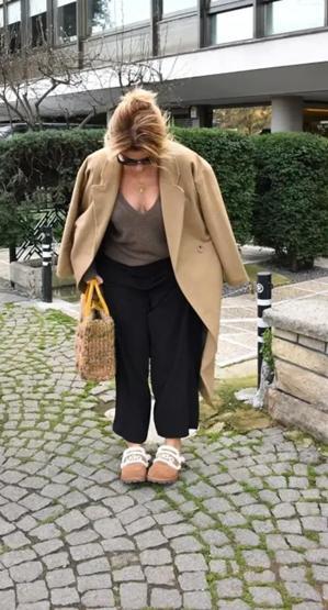 Gülben Ergenin 10 bin TLlik terliği