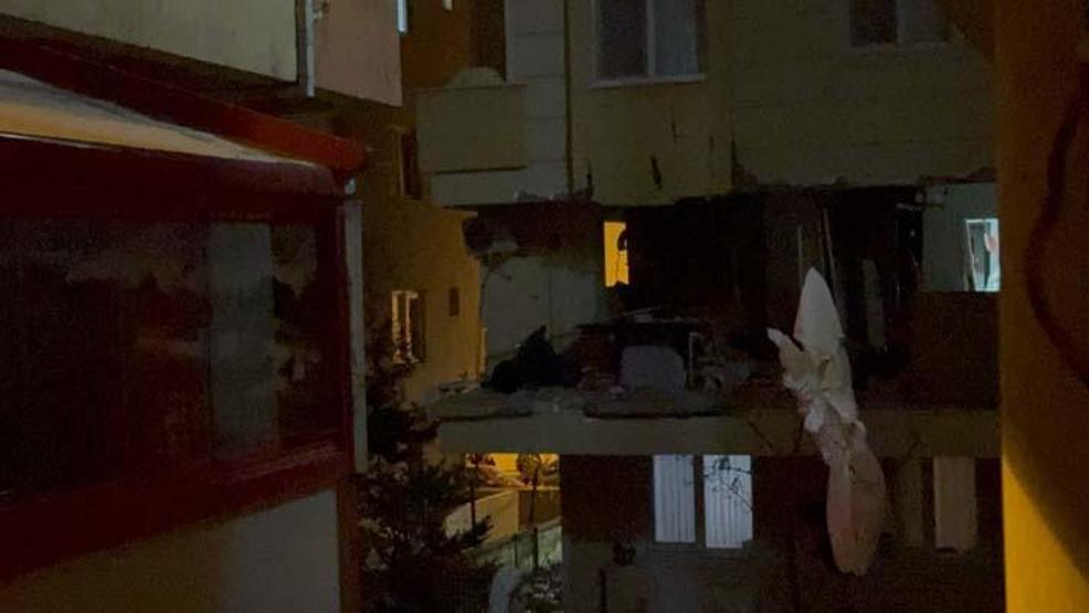 SON DAKİKA | Ümraniyede Bir Dairede Patlama Meydana Geldi: Evin Duvarları Yıkıldı