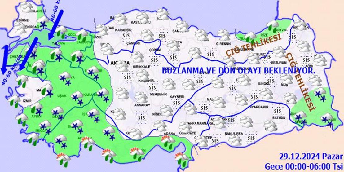 Pazar günü plan yapanlar dikkat Meteoroloji il il uyardı: Kuvvetli sağanak alarmı