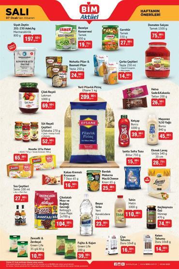 BİM 7 Ocak 2025 Salı Aktüel Ürünler Kataloğu: Bu Hafta Kaçırılmayacak Fırsatlar