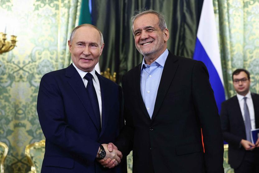 Stratejik ortaklık anlaşması imzalandı: Putin ile Pezeşkiyan Moskovada görüştü