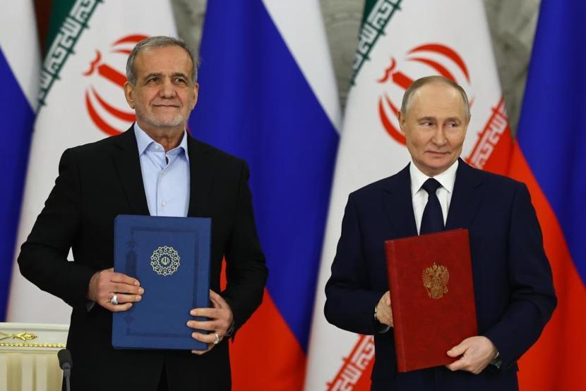 Stratejik ortaklık anlaşması imzalandı: Putin ile Pezeşkiyan Moskovada görüştü