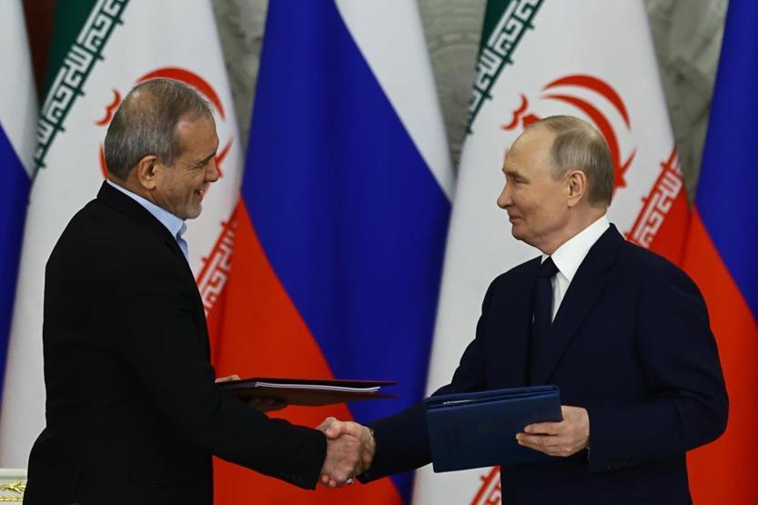 Stratejik ortaklık anlaşması imzalandı: Putin ile Pezeşkiyan Moskovada görüştü