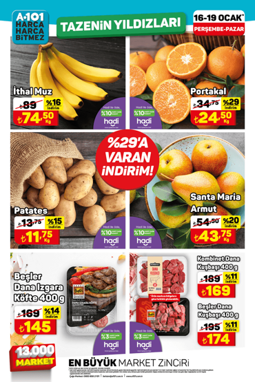 18-24 Ocak 2025 A101 Aktüel Ürünler Kataloğu Satışta