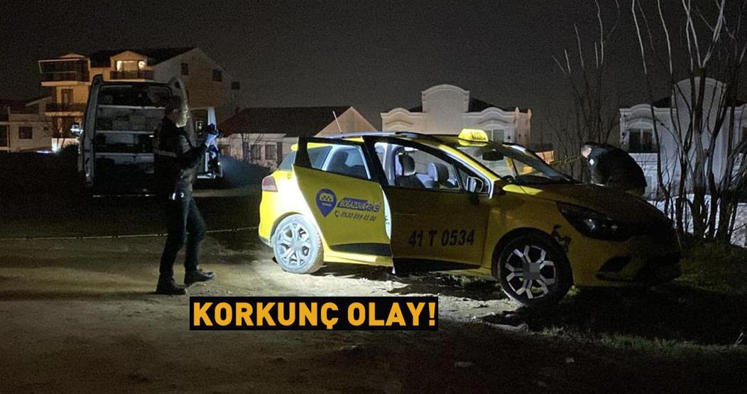 Korkunç olay Taksici yol kenarında boğazı kesilmiş halde bulundu