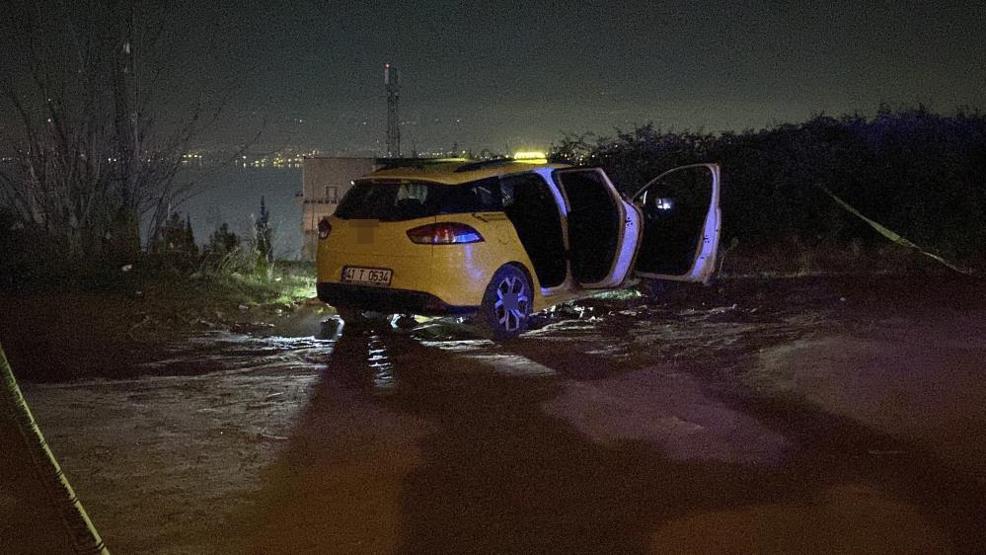 Korkunç olay Taksici yol kenarında boğazı kesilmiş halde bulundu