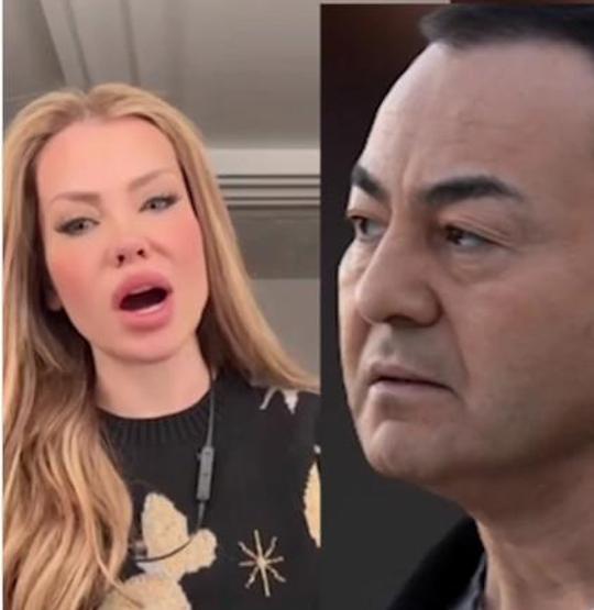 Serdar Ortaçtan şarkıcı Laraya olay eleştiri Botokstan su içemiyor, içerken suyu akıyordu