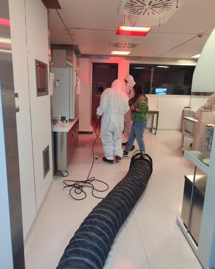 Hastanede büyük panik Karbon filtre patladı, sızan gazı AFAD tahliye etti