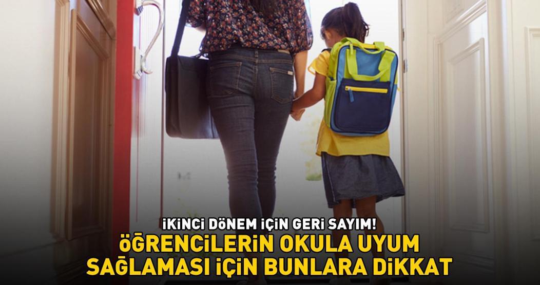 Anne babalar dikkat Sömestr tatili sonrası öğrencilerin okula uyum sağlaması için bunları mutlaka yapın