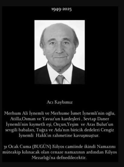 Aras Bulut İynemlinin en acı günü BABASI HAYATINI KAYBETTİ