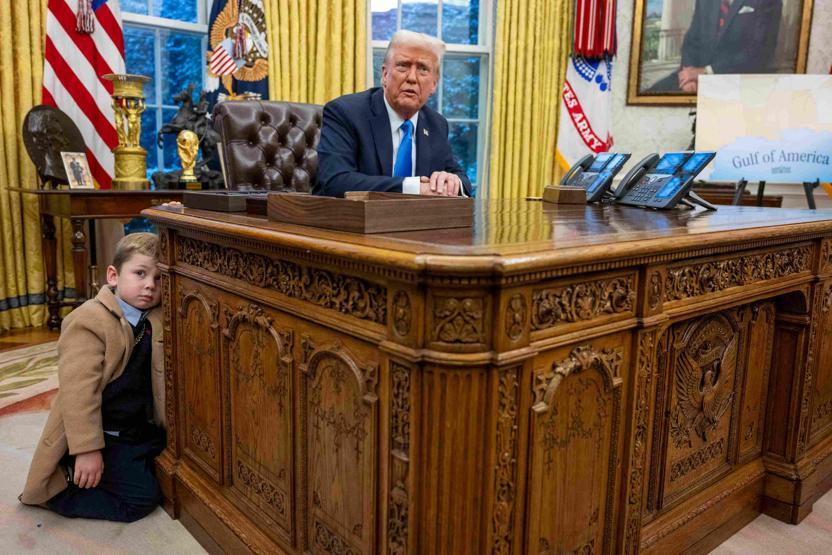 Babasını ve Trumpı gölgede bıraktı: Oval Ofis görüşmesinin yıldızı Elon Muskın oğlu oldu