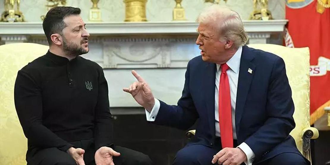 Trump - Zelenskiy görüşmesinde tansiyon yükseldi ABD medyası: Trump Zelenskiyi Beyaz Saraydan kovdu