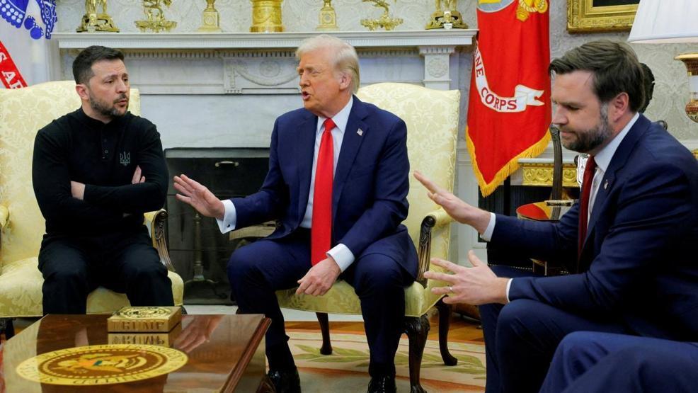Trump ile Zelenskiy, Oval Ofiste kameralar önünde tartıştı