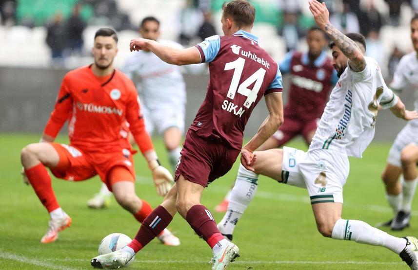 Konyaspor, son dakika penaltısıyla Trabzonspor’u geçti