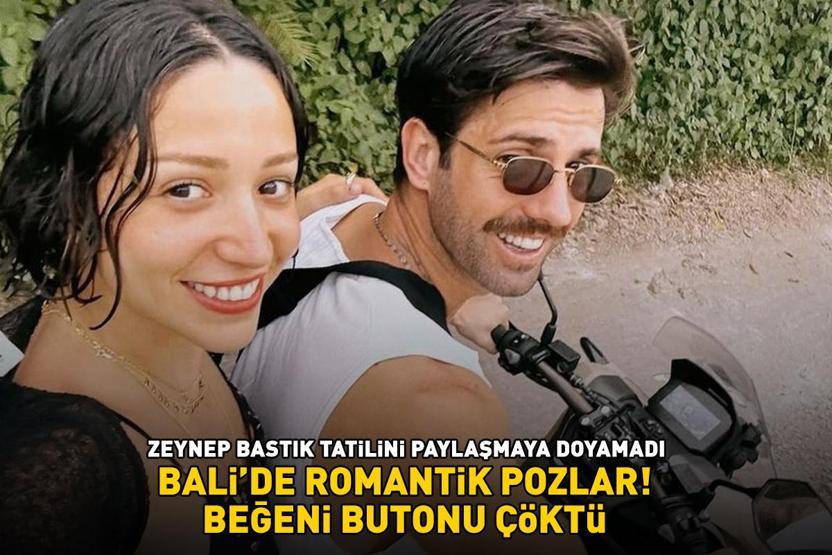 Romantik pozlar Eski Survivor Serkay Tütüncü ile Zeynep Bastık, Balide aşka geldi