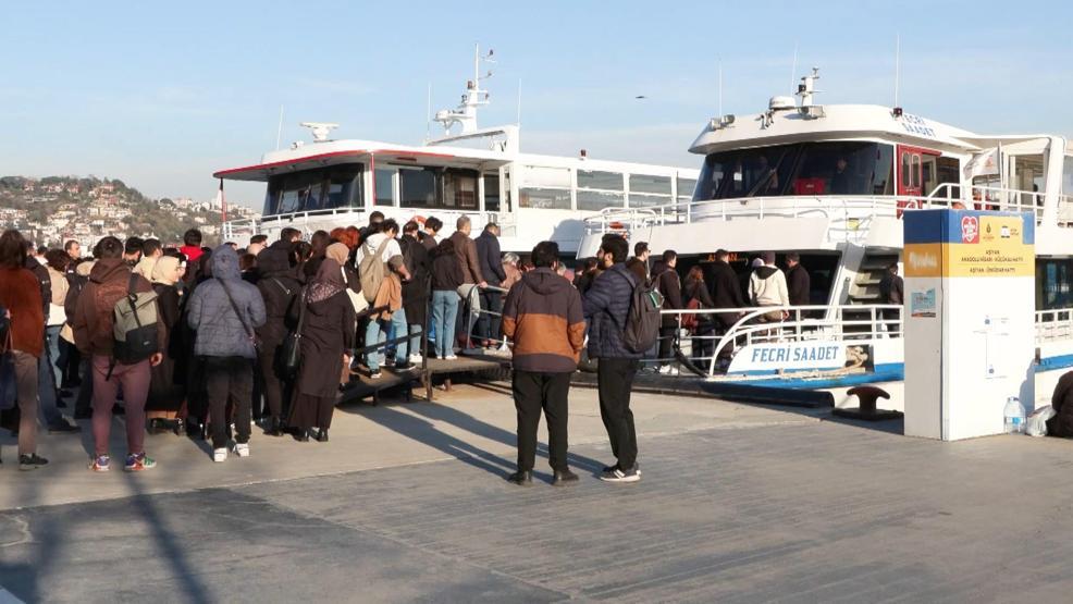 İstanbul’da güzel havayı fırsat bilenler sahile akın etti