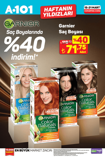 A101 (15-21 Mart) aktüel indirim kataloğu satışta İşte bu haftanın A101 indirimleri