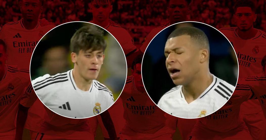 Arda Güler pas vermeyince Kylian Mbappe sinirlendi O anlar gündem oldu...