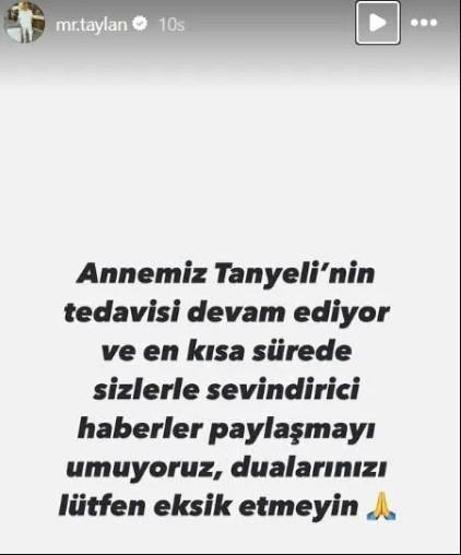 Oğlundan ve eşinden peş peşe açıklama geldi Tanyelinin son sağlık durumu nasıl