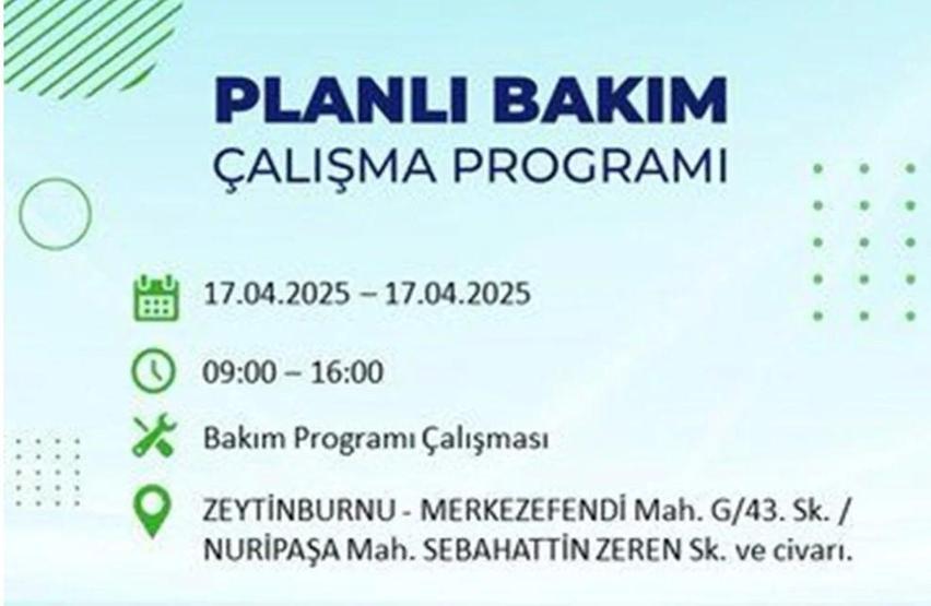 İSTANBUL’DA ELEKTRİKLER NE ZAMAN GELECEK İstanbulun 21 ilçesinde elektrik kesintisi