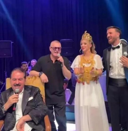 Aleyna Dalverenin düğününe İbrahim Tatlıseste katıldı Milyon dolarlık altınlar ağızları açık bıraktı
