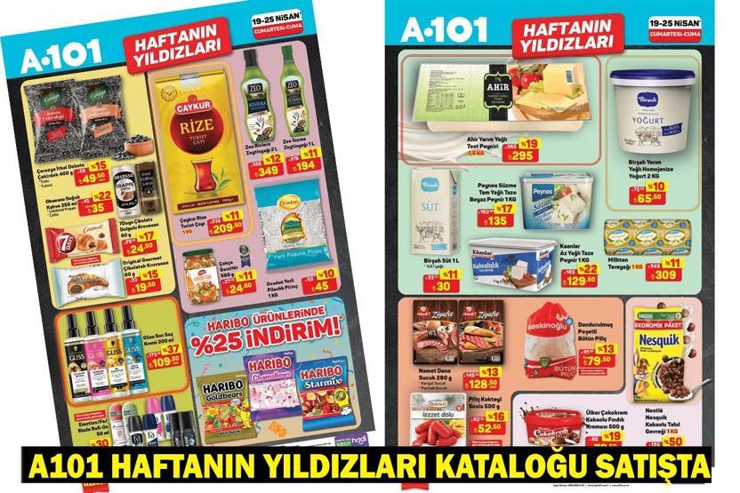 19-25 Nisan 2025 A101 Haftanın Yıldızları kataloğu satışta