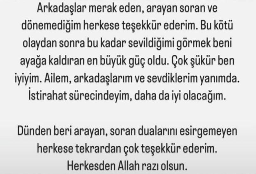 SON DAKİKA | Gönül Dağının Taneri Berk Atandan kaza sonrası ilk paylaşım Sağlık durumunu açıkladı