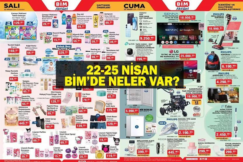 22 Nisan BİM Aktüel Ürünler: 22-25 Nisan BİMde Neler İndirimde Bu Hafta BİMde Yok Yok