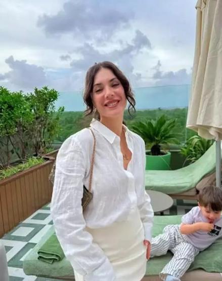 Fulya Zenginer depreme çekimde yakalandı Can havliyle oğluna koştu